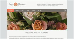 Desktop Screenshot of baysflowers.co.nz